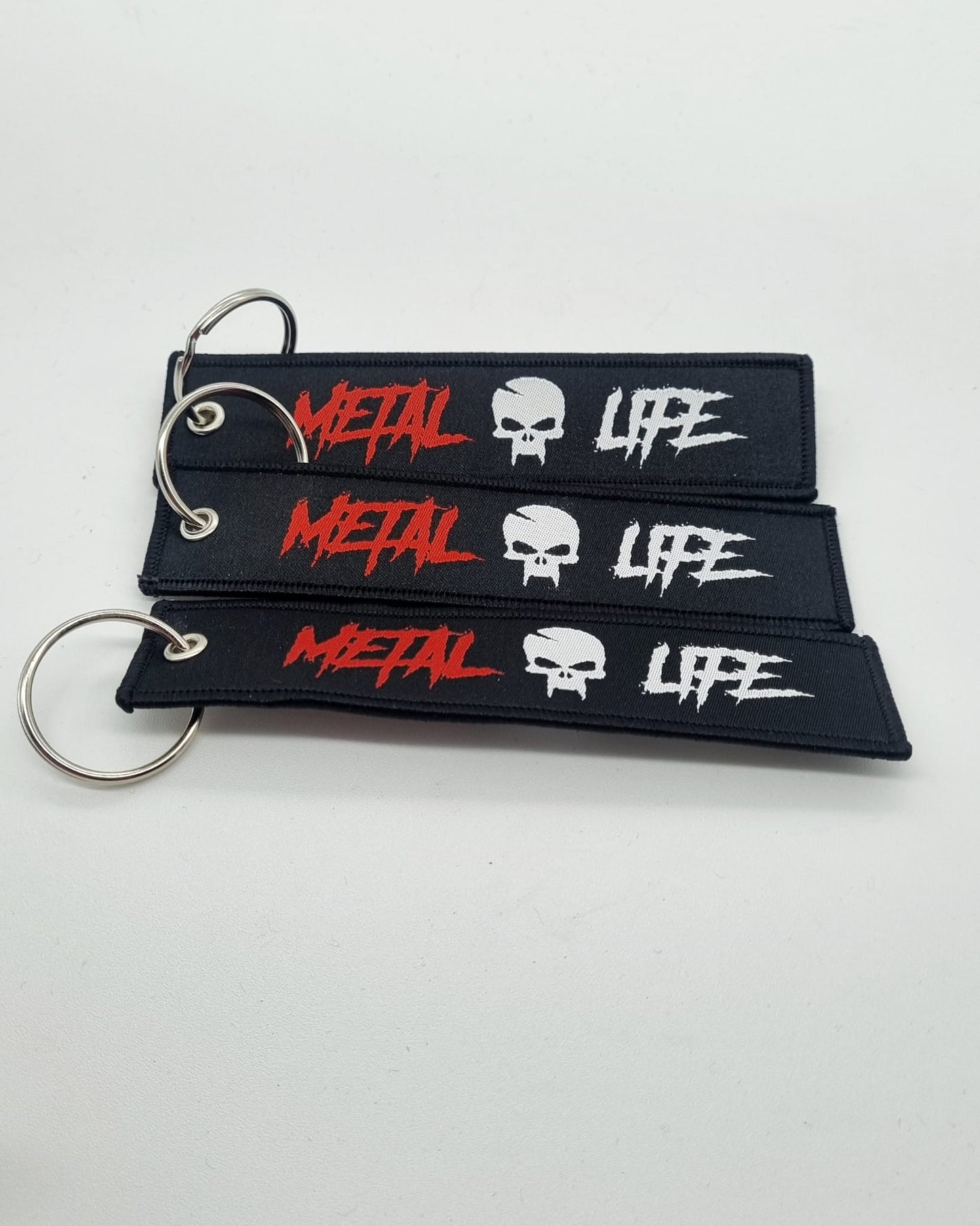 Llavero Metal Life tipo "Parche"