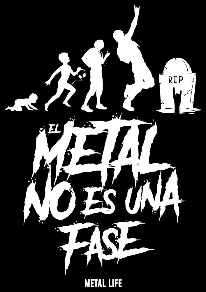 Camiseta El metal no es una fase