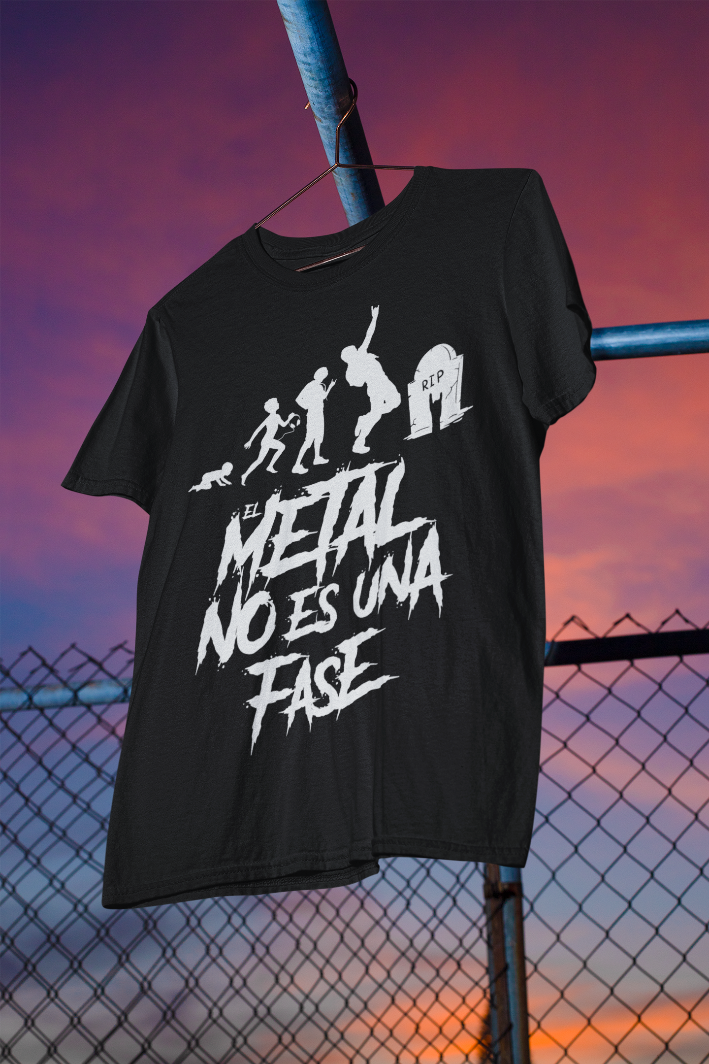 Camiseta Mi otra camiseta negra está sucia – Metal Life