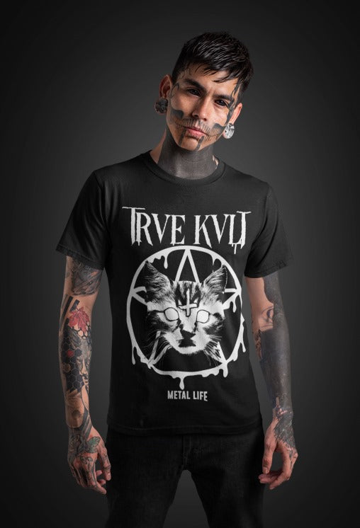 Camiseta TRVE KVLT – El Gato del Metal