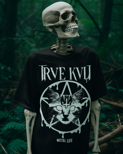 Camiseta TRVE KVLT – El Gato del Metal