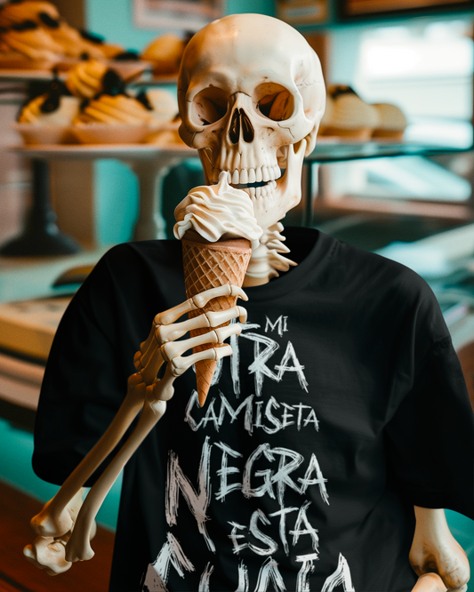 Camiseta Mi otra camiseta negra está sucia