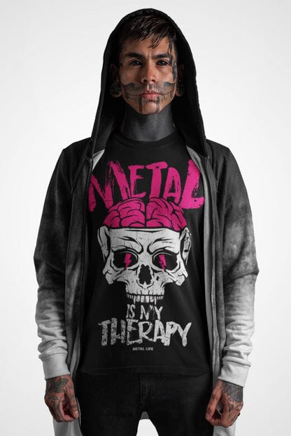 Camiseta Metal is my therapy - Metal Life