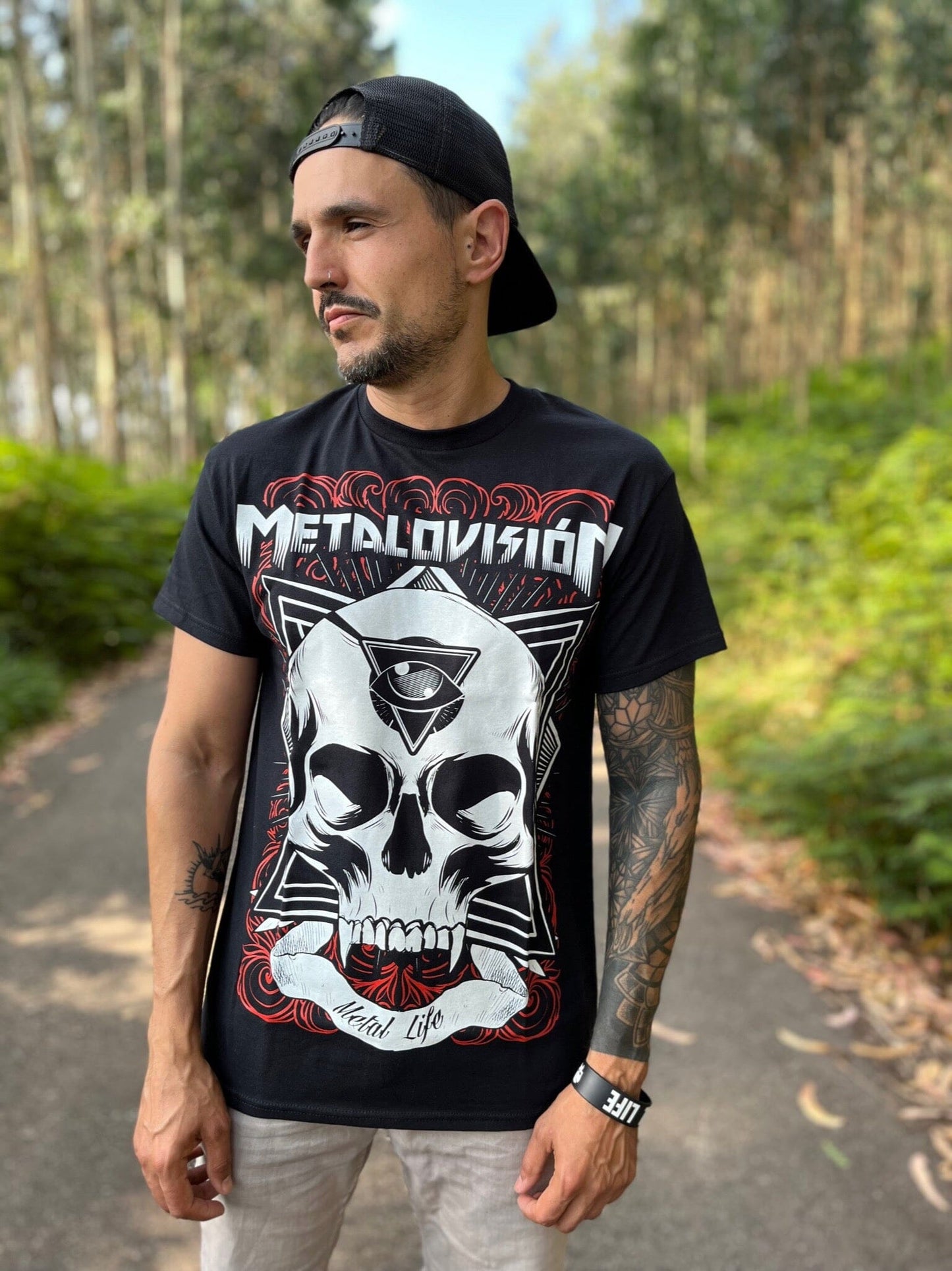 Camiseta The Origin Roja - Metal Life