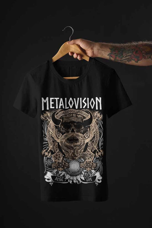 Camiseta vikinga Borgarvirki - Metal Life